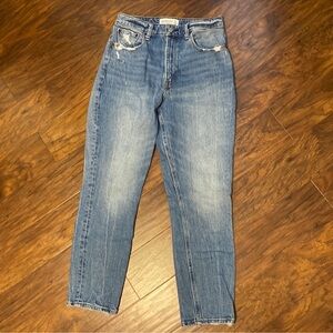 Abercrombie & Fitch Women's High Rise Jeans - Blue